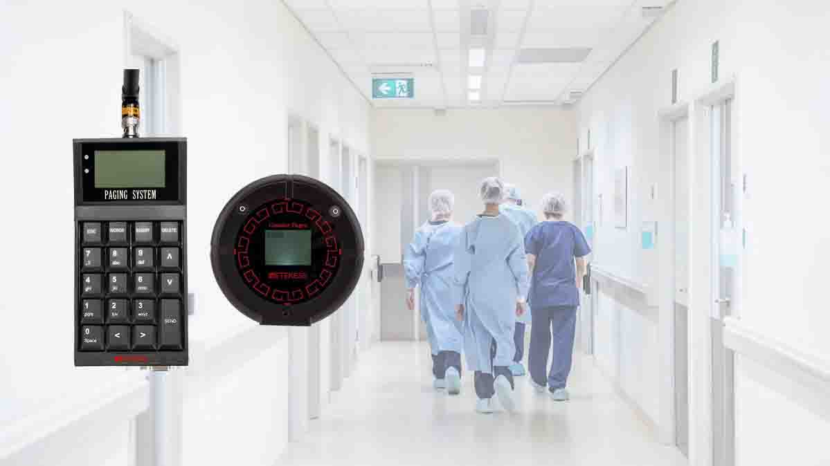 How do Retekess TD159 Paging System help Health Care Center and Hospital?